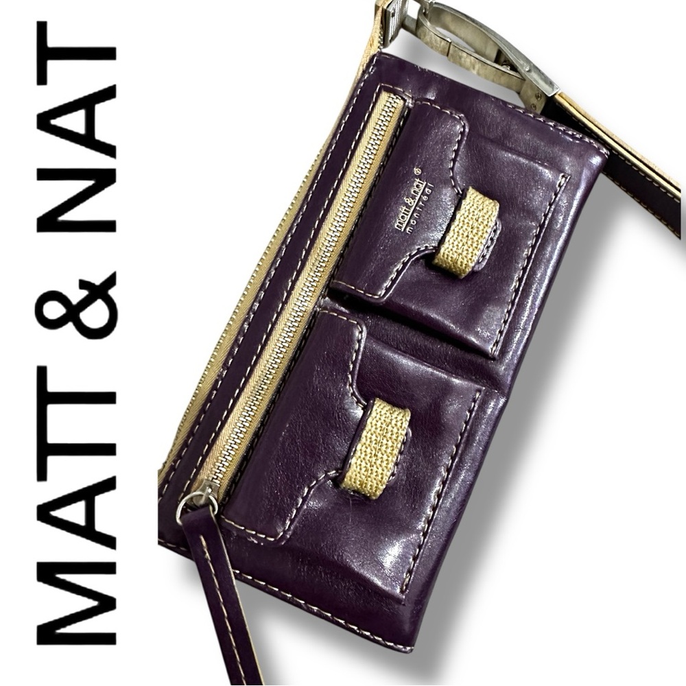 Matt & Nat Purple Wristlet NEW WOT